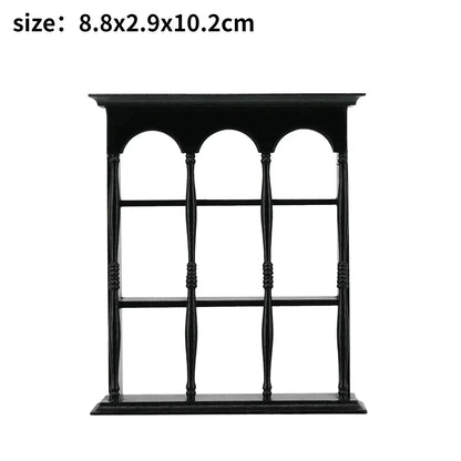 1/6 Scale Dollhouse Miniature Furniture Wooden Shelf Cabinet