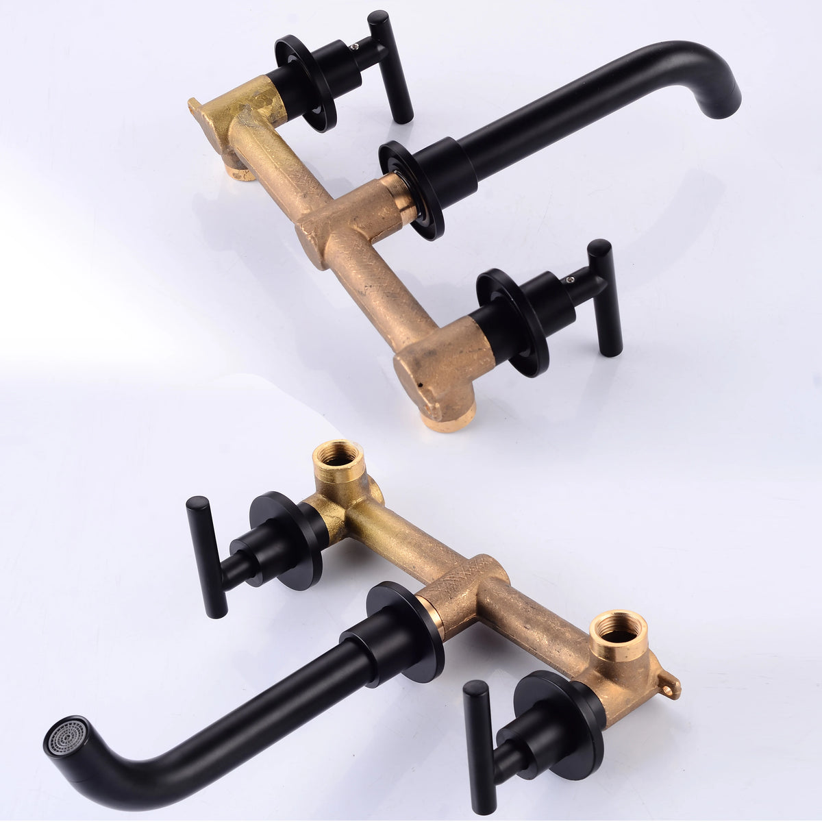 Bakala Brass Matte Black Bathroom Sink Faucet Tap