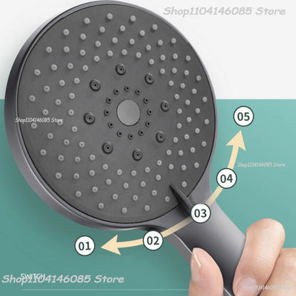 Bathroom Sprayer Shower Head Water Saving Handheld Rain