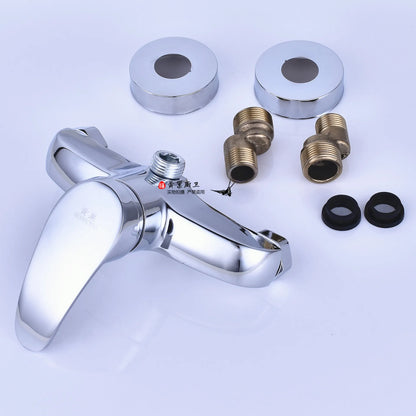 Brass Shower Faucet Mixer Valve Shower Head Hidden