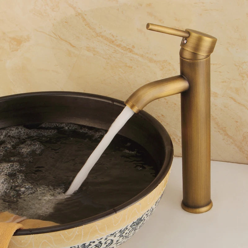 Antique Bronze Basin Faucets Bathroom Faucet & Cold