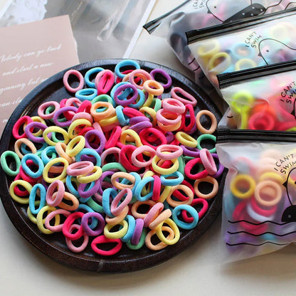 500 Pieces/Pack 2cm Children Hair Band High Elastic