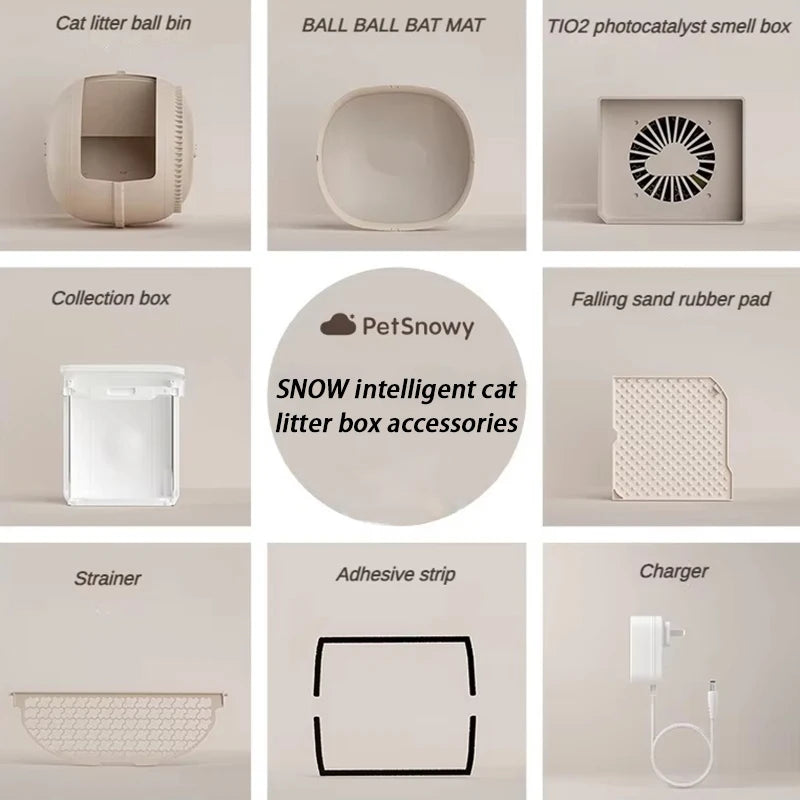 Complete Cats Toilets Petsnowy Toilet Box/Mat/Filter Mesh/ Sets
