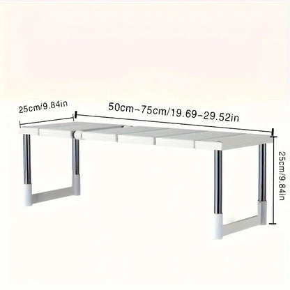 Adjustable Under Sink Storage Rack Expandable & Bathroom
