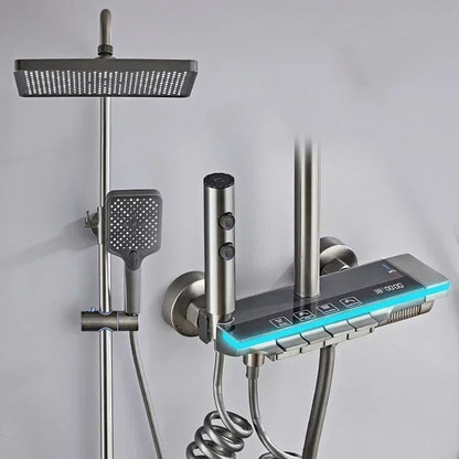 Back Spray Piano Digital Bathrooom Shower System Cold