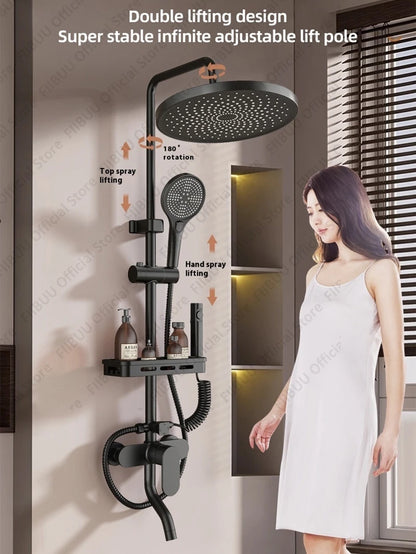 Pressure Water Massage Shower Water Saving Shower System