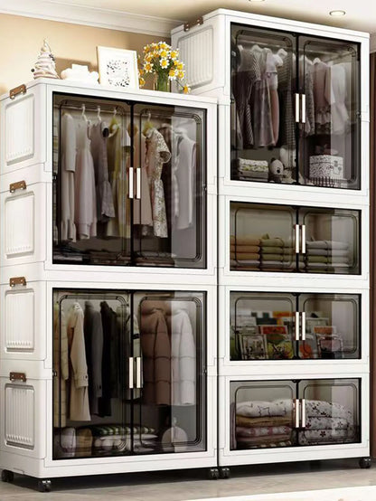 Multi-Functional Folding Storage Cabinet Doors Office Bathroom