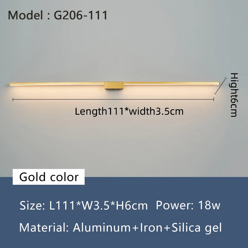 Neo Gleam Led Bathroom Mirrior Light Modern Wall