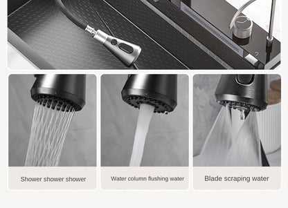 Integrated Waterfall Sink Honeycomb Technology Large Digitial