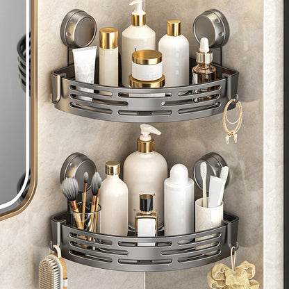 Suction Cup Triangle Corner Shower Caddy Hooks No