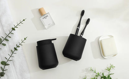 Bathroom Accessory - 2-Piece Soap Dispenser Cup Bathroom