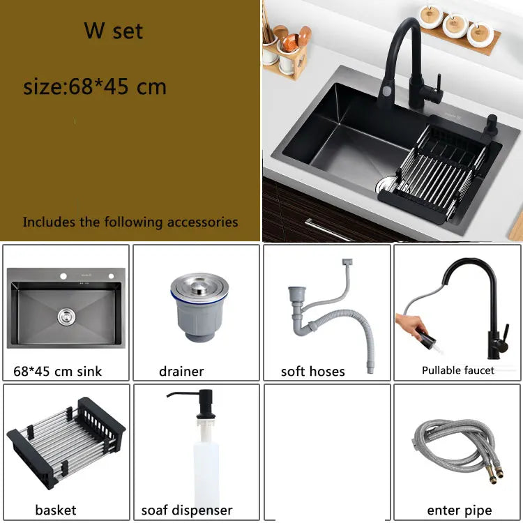 Small Sink Above Counter Or Udermount Vegetable Washing