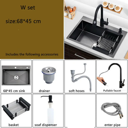Small Sink Above Counter Or Udermount Vegetable Washing