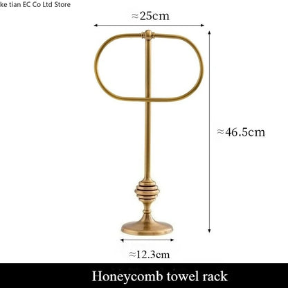 Brass Towel Bars Hand Towel Holder Vertical Non