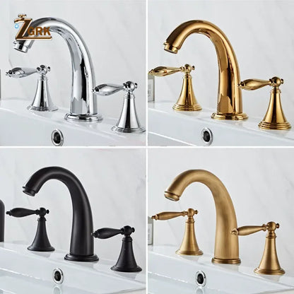 Basin Faucet Holes Dual Control Bathroom Sink Faucet