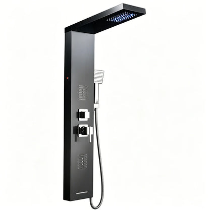 Shinesia Led Shower Panel Rainfall Bathroom Column Mixer