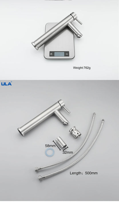 Ula G1/2 Basin Faucet Waterfall Bathroom Sink Faucet