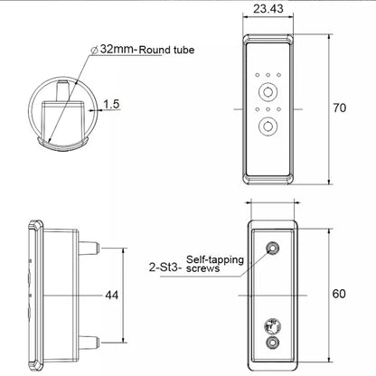 Electric Bathroom Towel Rack 300w Heater Towel Rail
