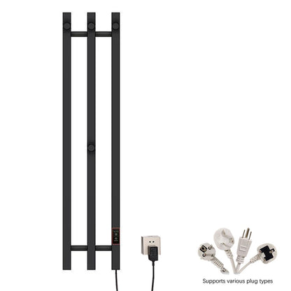 Bathroom Electric Heated Towel Rack 3/4 Bars Bathroom
