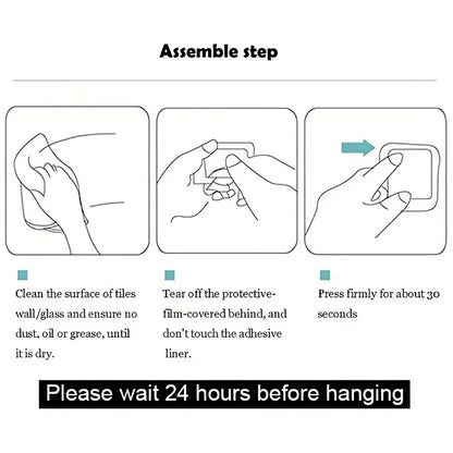 Stainless Steel Robe Hook Adhesive Wall Hook Towel