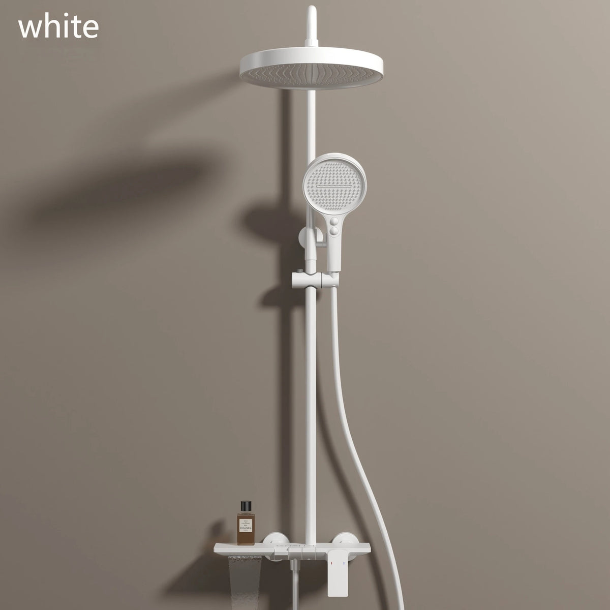 Brushed Gold Piao Bathroom Shower System Brass Waterfall