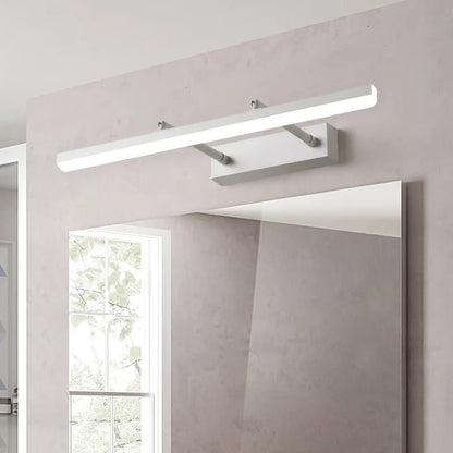 Led Simple Modern Waterproof Anti-Fog Retractable Mirror