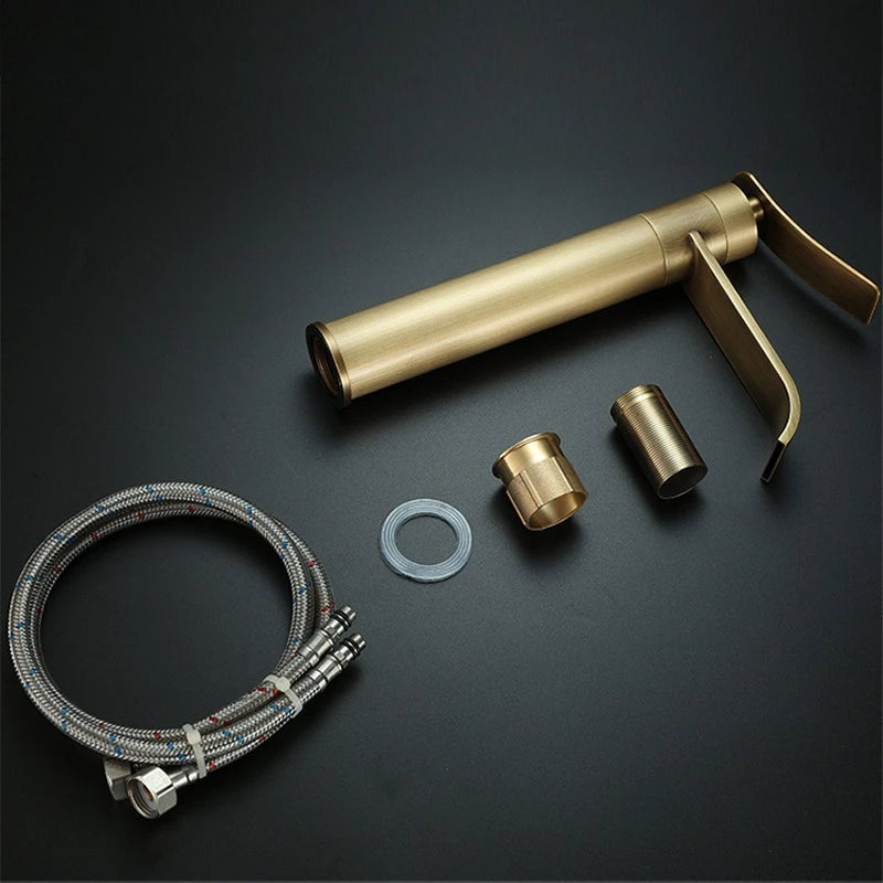 Bathroom Faucets Stainless Steel 304 Brushed Gold Basin