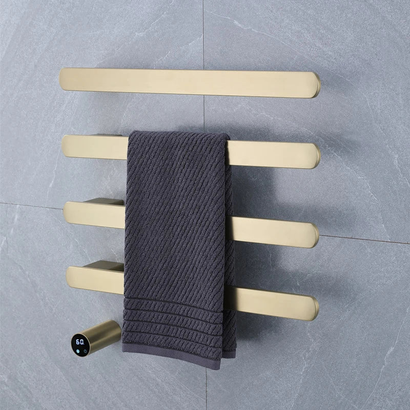 Model Horizontal Style Intelligent Heated Towel Rack Wihte