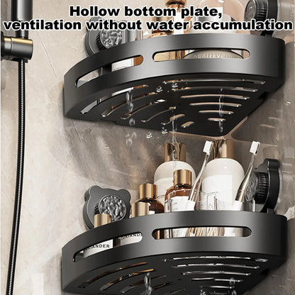 Cute Bear Suction Cup Shower Shelf Bathroom Shampoo