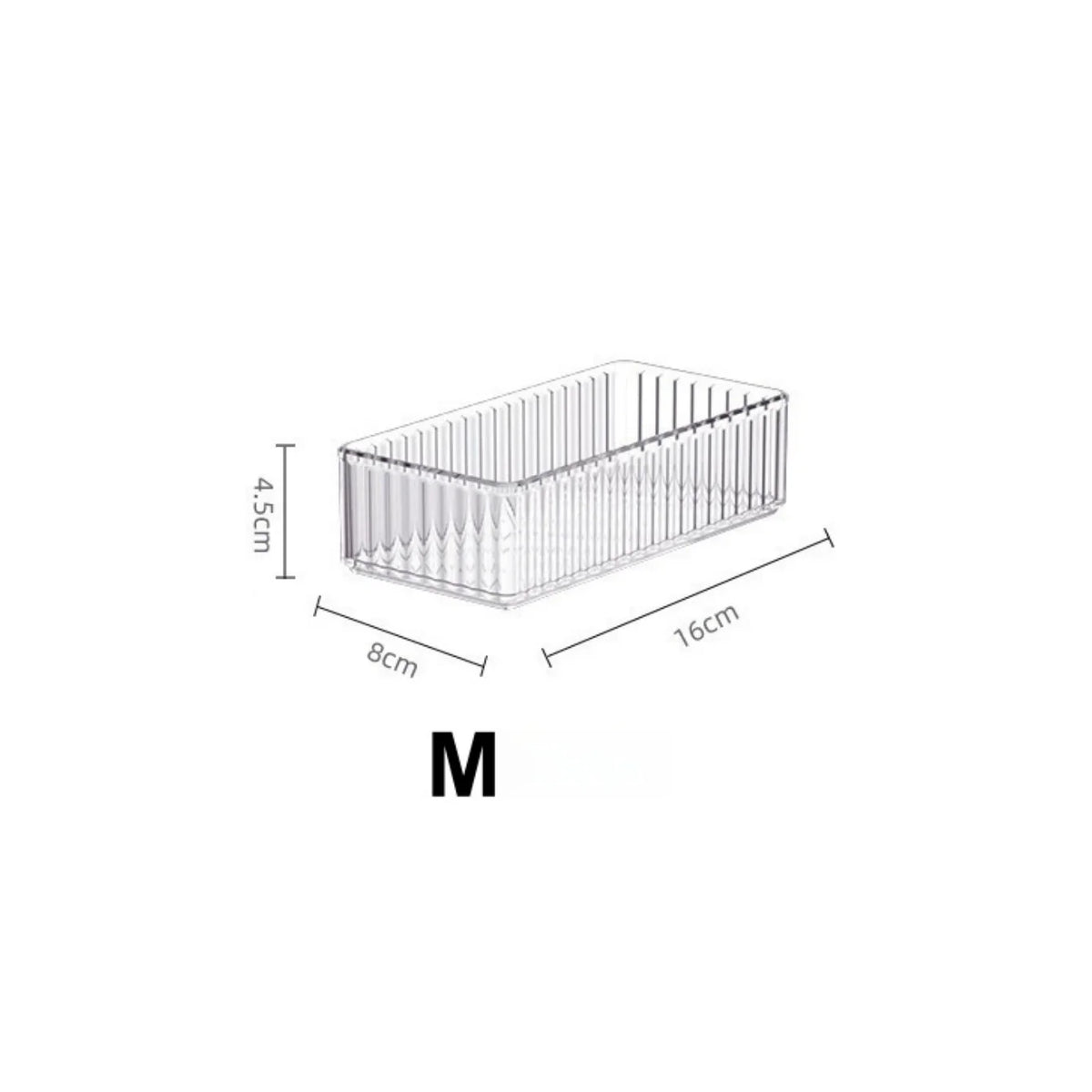 Clear Drawer Organizer Stackable Size Clear Makeup Drawer