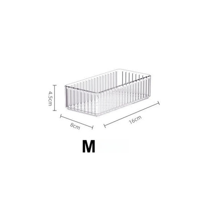 Clear Drawer Organizer Stackable Size Clear Makeup Drawer