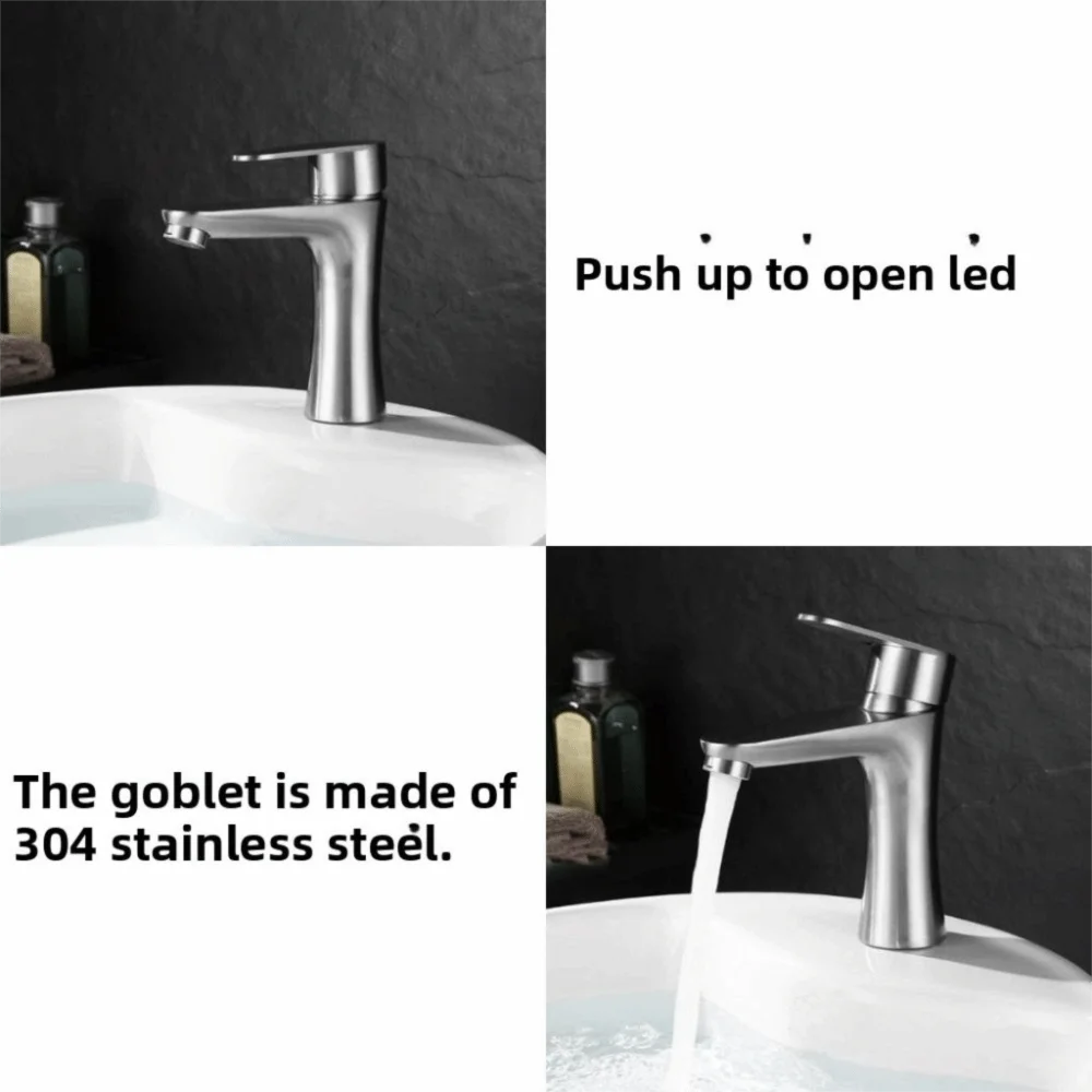 Handle Stainless Steel Faucet Anti-Leakage Multi Functional
