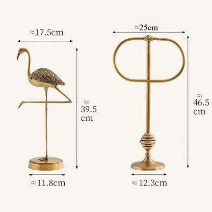 Brass Towel Bars Hand Towel Holder Vertical Non