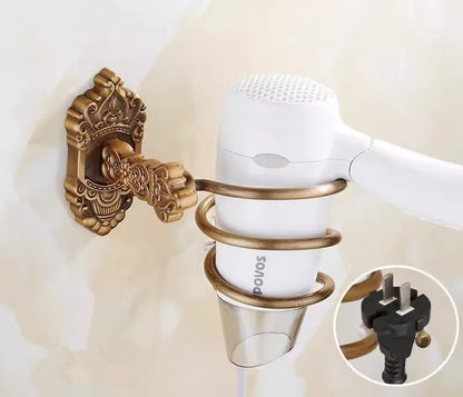 Antique Bronze Carved Bathroom Aluminum Bath Hardware Bathroom