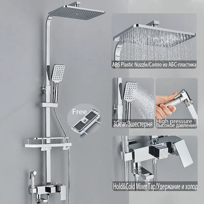 Black Shower Faucet Ways Showers Faucet Systems Adjustable