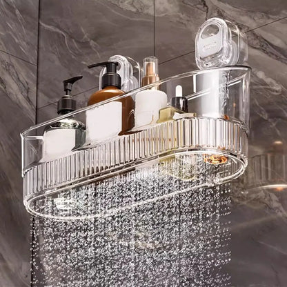 Hanging Shower Shelf Suction Storage Box Large Capacity