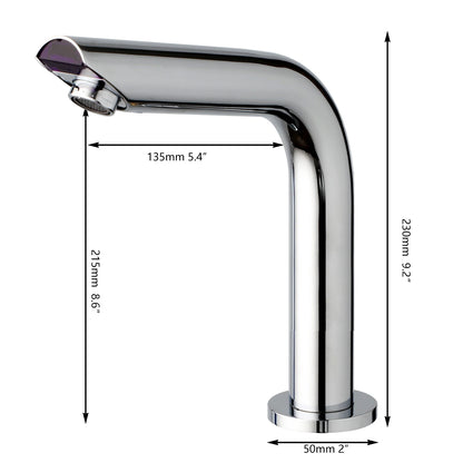 Kemaidi Matte Black Touchless Sensor Bathroom Sink Faucet