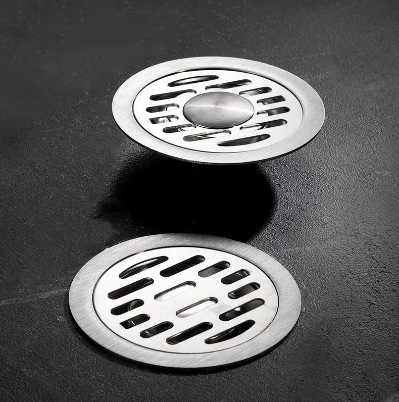 Stainless Steel Floor Drains Shower Anti-Odor Drainer Bathtub