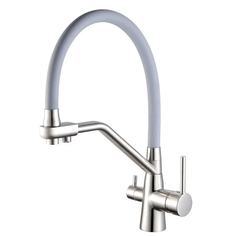 Filtered Sink Faucets Purification Tap 360 Rotate Water