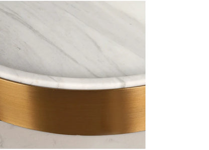 Scandinavian Decorative Natural Marble Tray Bathroom Luxury