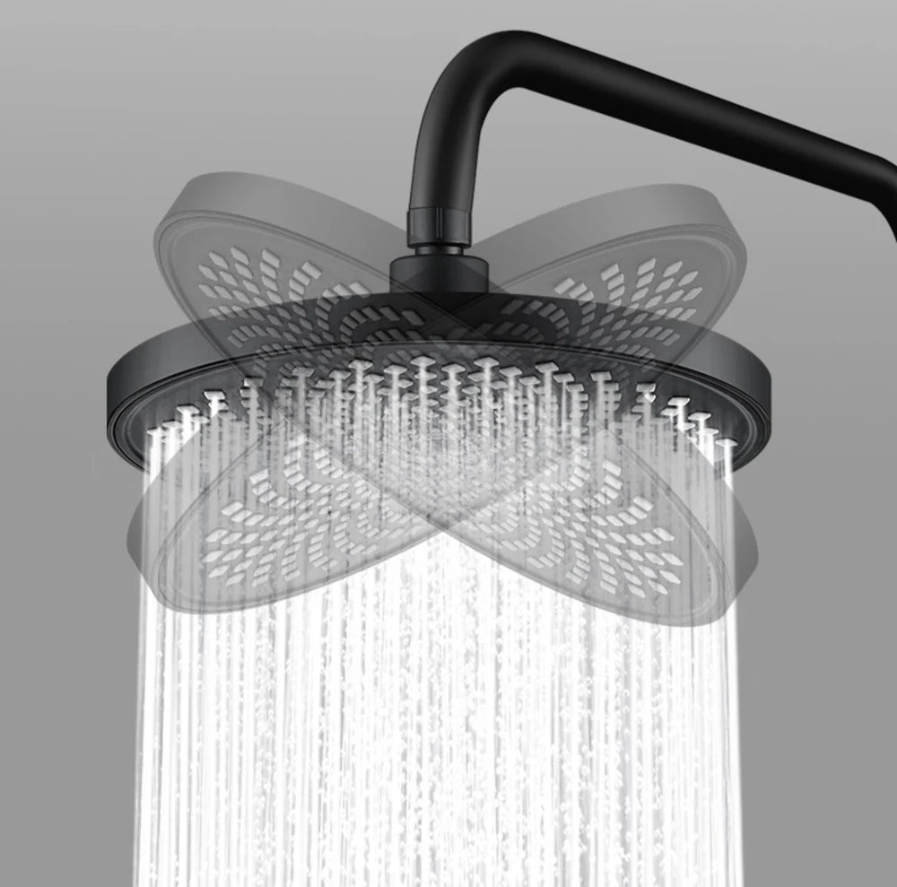 9/10 Inch 360 Swivel Rain Shower Head Internal