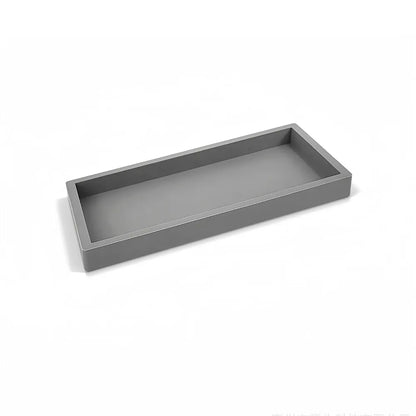 Thickened Bathroom Counter Tray Rectangular Lightweight Silicone