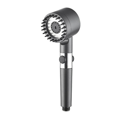 High-Pressure Shower Head 3-Mode Adjustable Spray Massage Brush