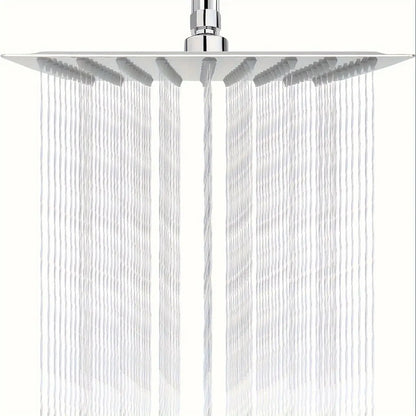 Rain Shower Head 8inch Large Top Spray Square