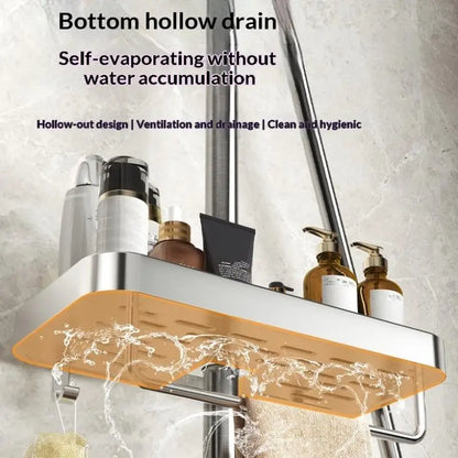 Bathroom Shelf Shampoo Soap Holder Shower Tray Toilet