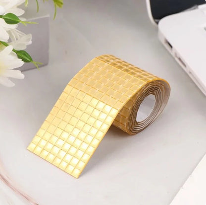 4x100cm Creative Diy Glass Mirror Stickers Mosaic Glass