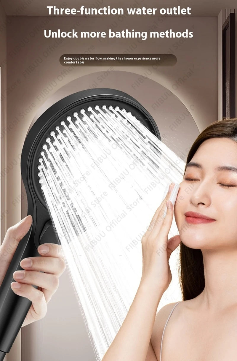 Pressure Water Massage Shower Water Saving Shower System