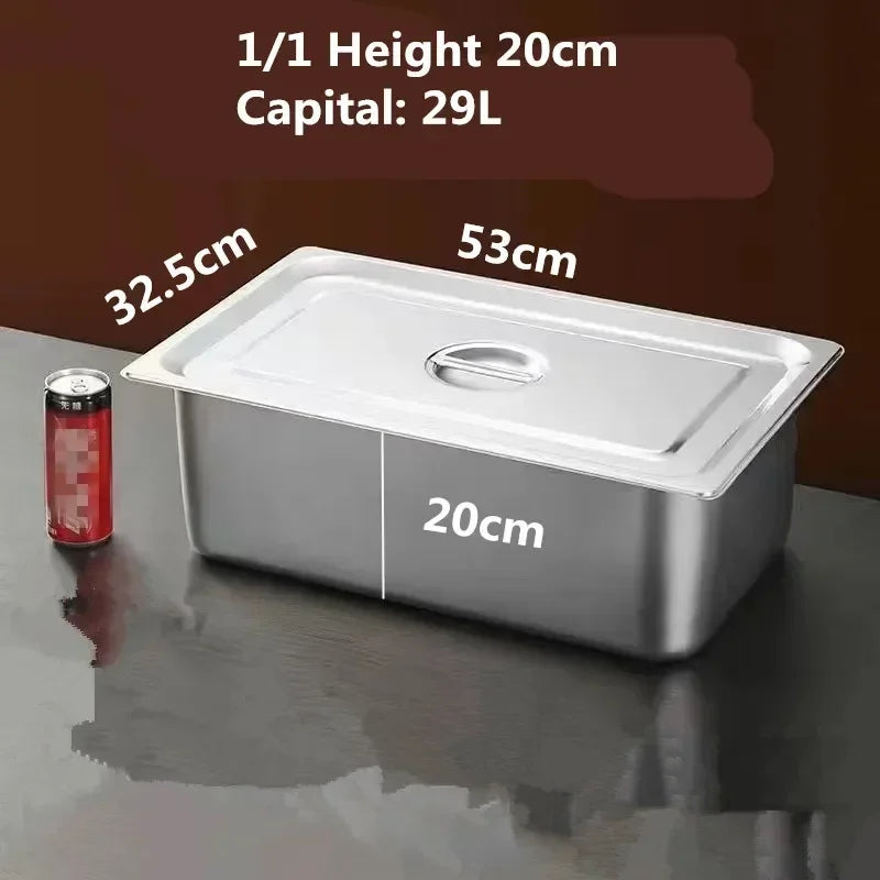 Square Basin Rectangle Tray Basin Lid Gn Pan