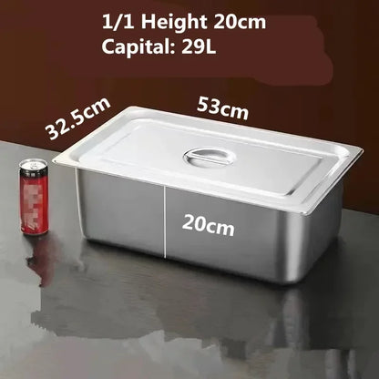 Square Basin Rectangle Tray Basin Lid Gn Pan