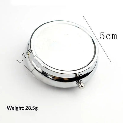 Multi Compartment Mini Jewelry Display Case Mirror Storage